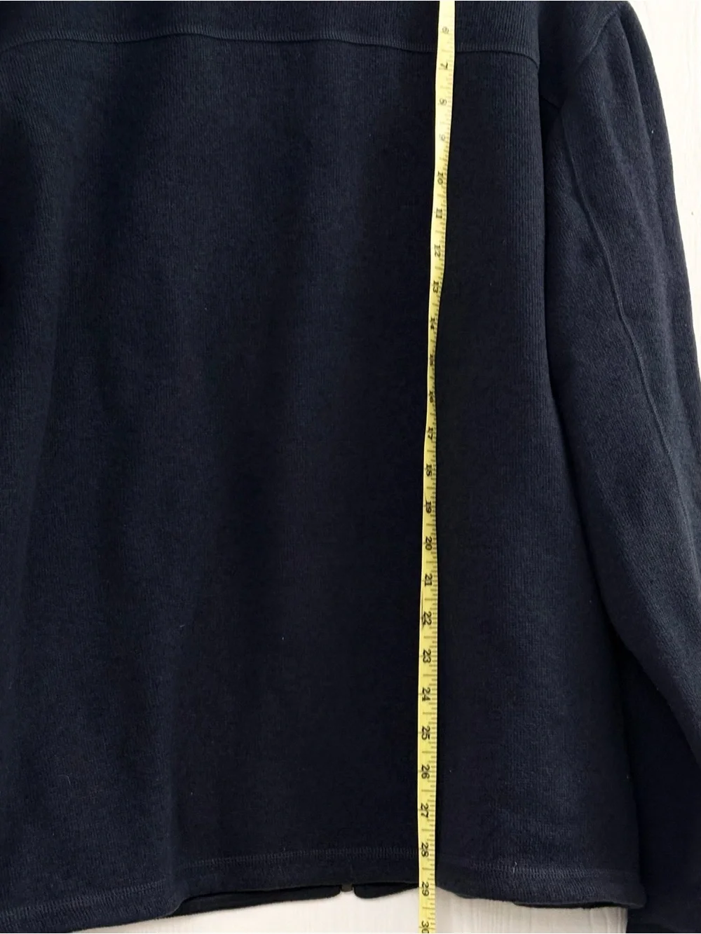 The North Face Men's Navy Full Zip Fleece Jacket Lightweight Size XL